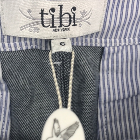 Tibi Scallop Hem Denim Skirt 6 - Picture 3 of 5